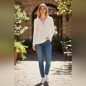 NWOT MICHAEL Michael Kors Long Sleeve White Sweater Dress